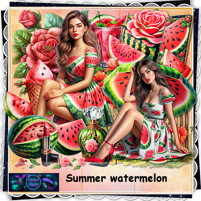 Summer watermelon - Click Image to Close